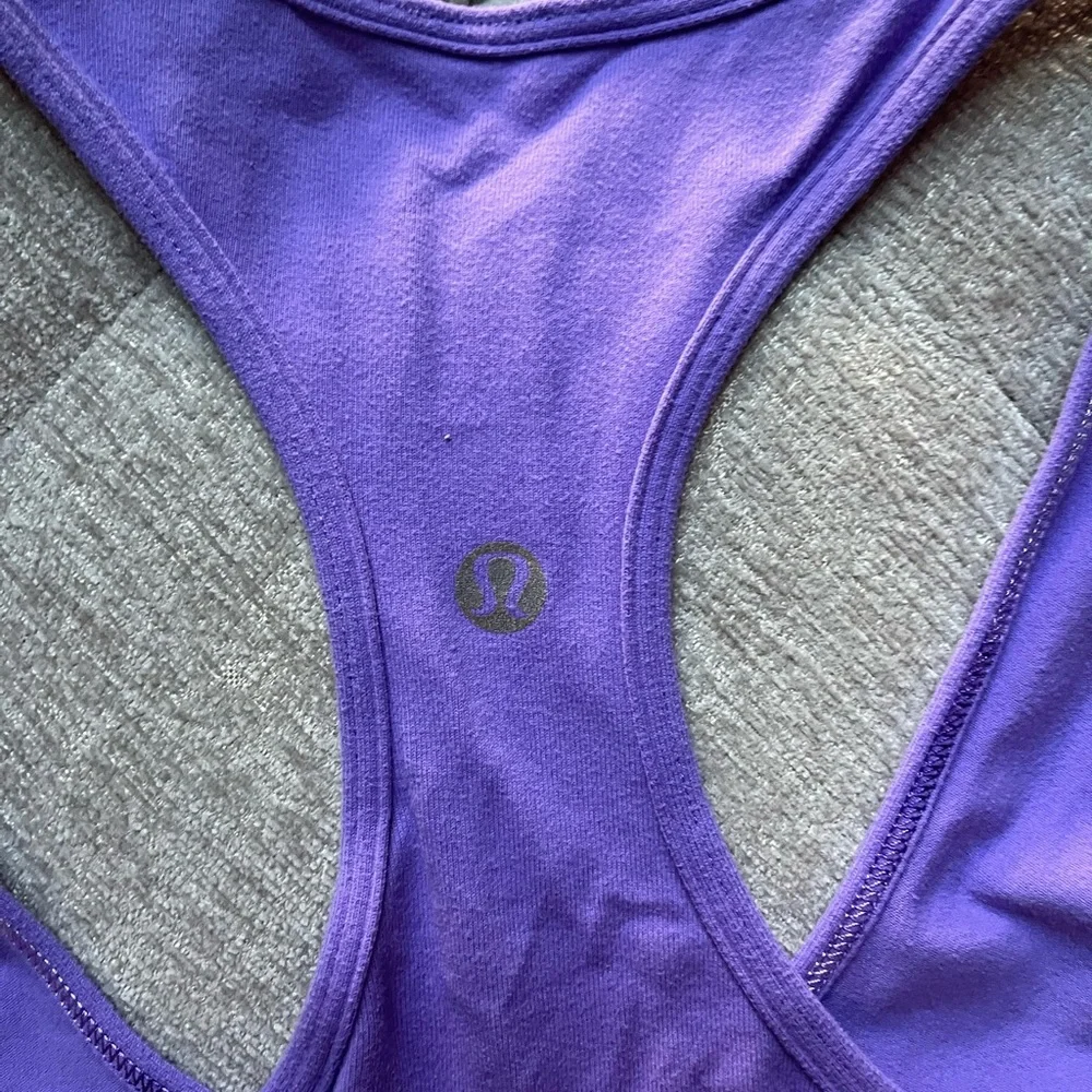Lululemon Purple Racerback Tank - Picture 3 of 3